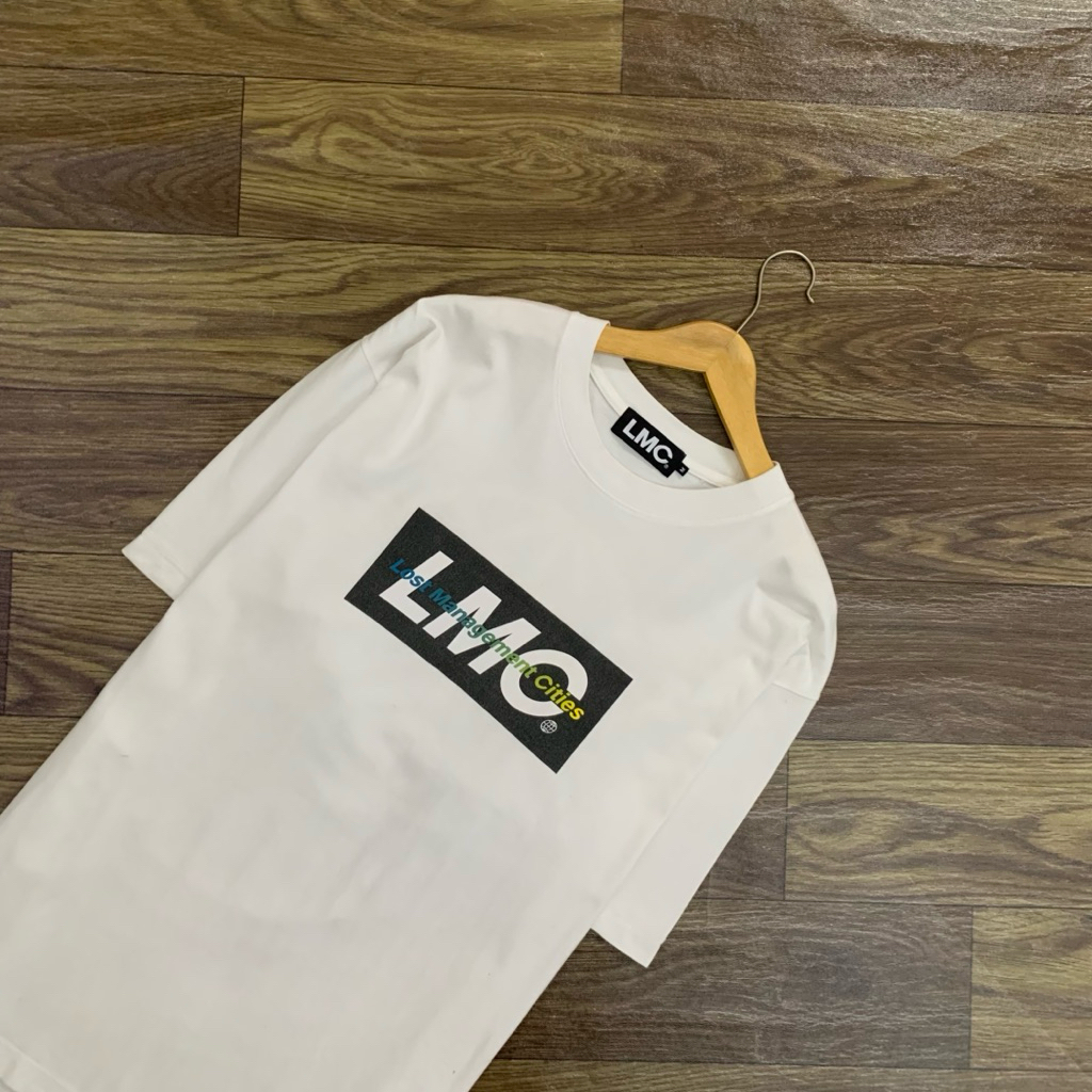 เสื้อยืดขาวแบรนด์ LMC