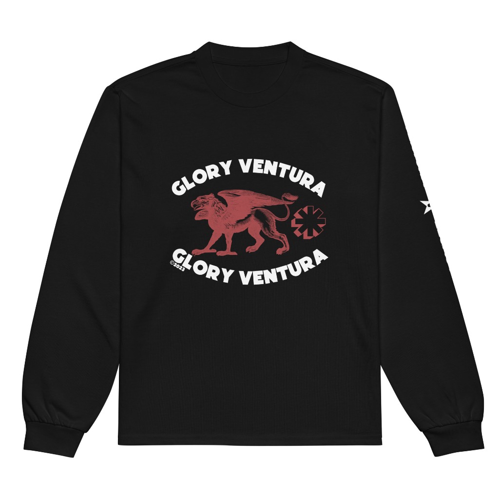 VENTURA เสื้อยืด/เสื้อยืดแขนยาวสําหรับผู้ชายและผู้หญิง HEAVYWEIGHT แขนยาว UNISEX GLORY VENTURA