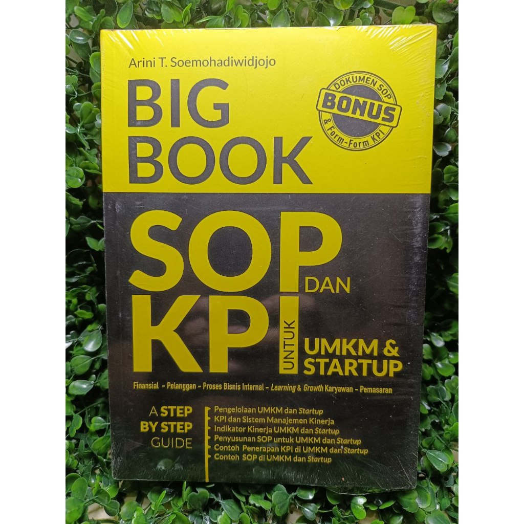 หนังสือเล่มใหญ่ SOP และ KPI สําหรับ UMKM และ starup