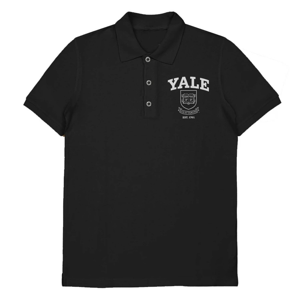 YALE University เสื้อยืดเกรดพรีเมี่ยม