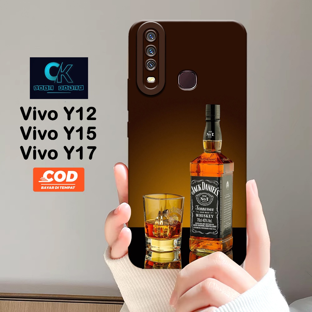 HP เคส Vivo Y12 / Y15 / Y17 ล่าสุด - เคสแฟชั่น DRINK - เคสยาง - เคส Vivo Y12 / Y15 / Y17 - เคส Vivo 