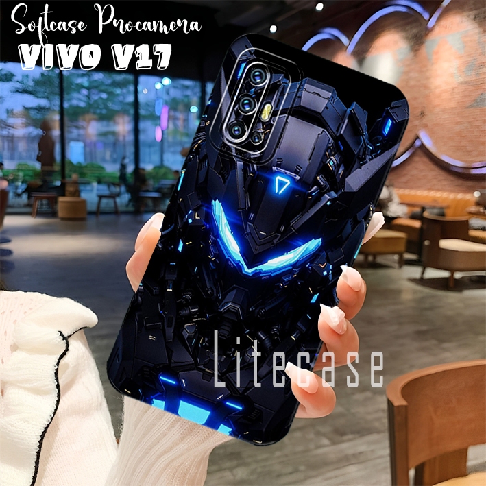 [LCR103] Vivo V17 V19 V17 Pro Case cool robot motif Silicone Protective Handphone Fashion Case All T