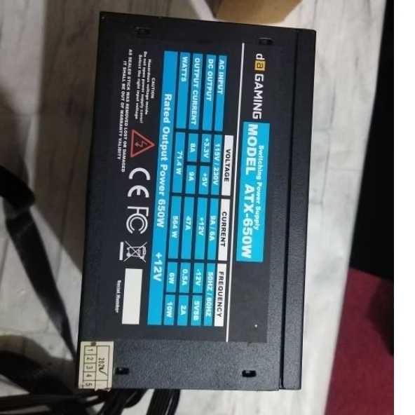 PSU 650W DIGITAL ALLIANCE OASIS รับประกัน 650W