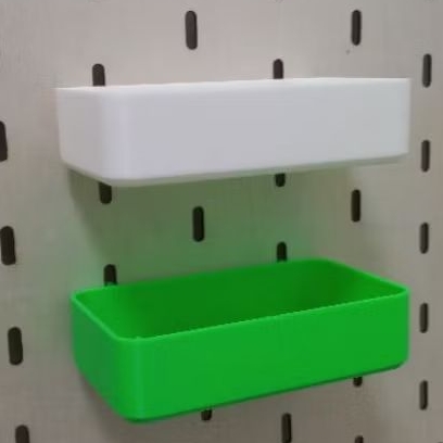 Pegboard Accessories Organizer Box 12 x 7 x 3 ซม