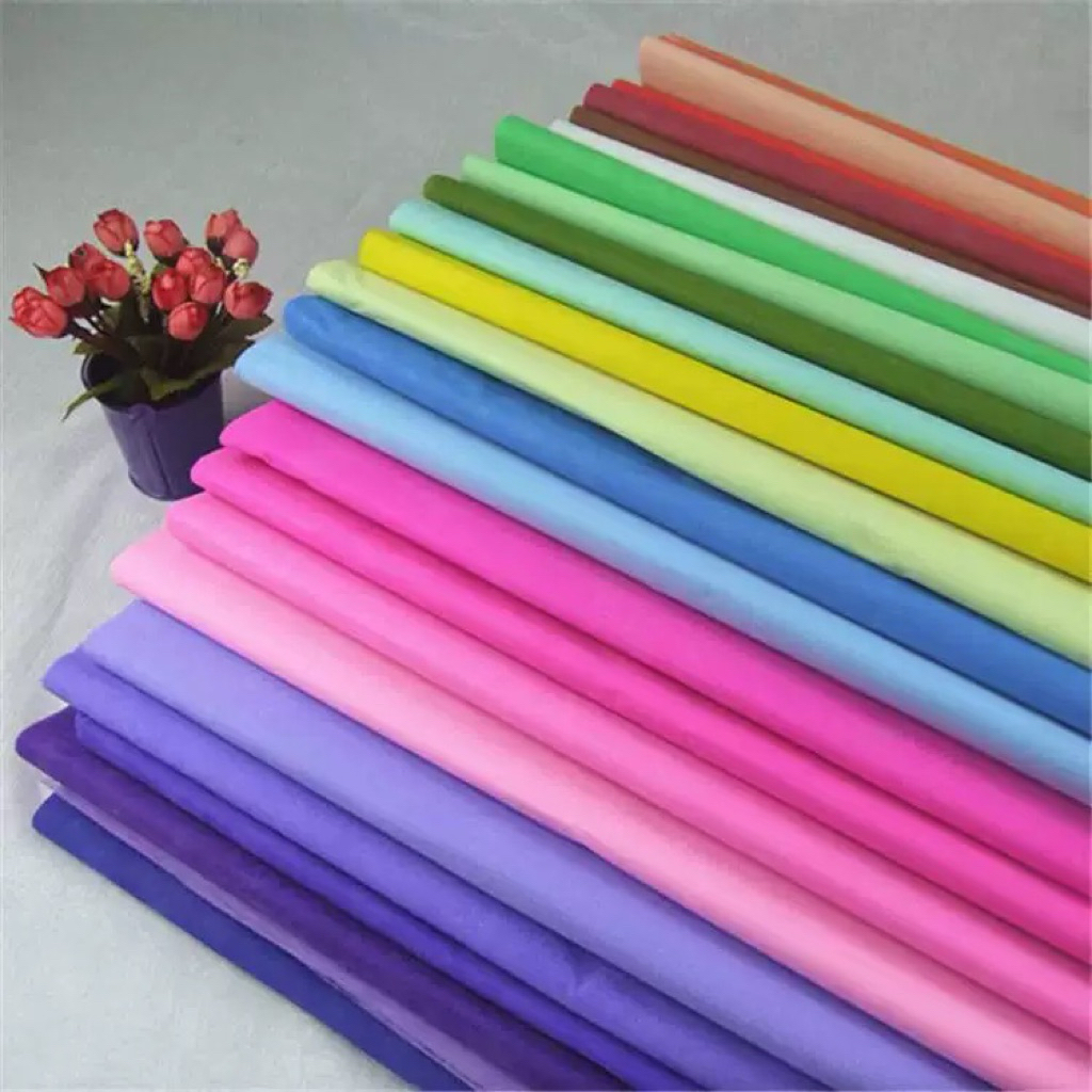 KOREAN WRAPPING TISSUE ECO THIN PAPER BOUQUET PAPER FLOWER WRAPPING TISSUE (ขายปลีก)