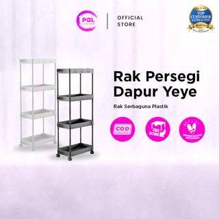 POL - Rak Persegi Dapur Yeye Plastik 3-4 Susun