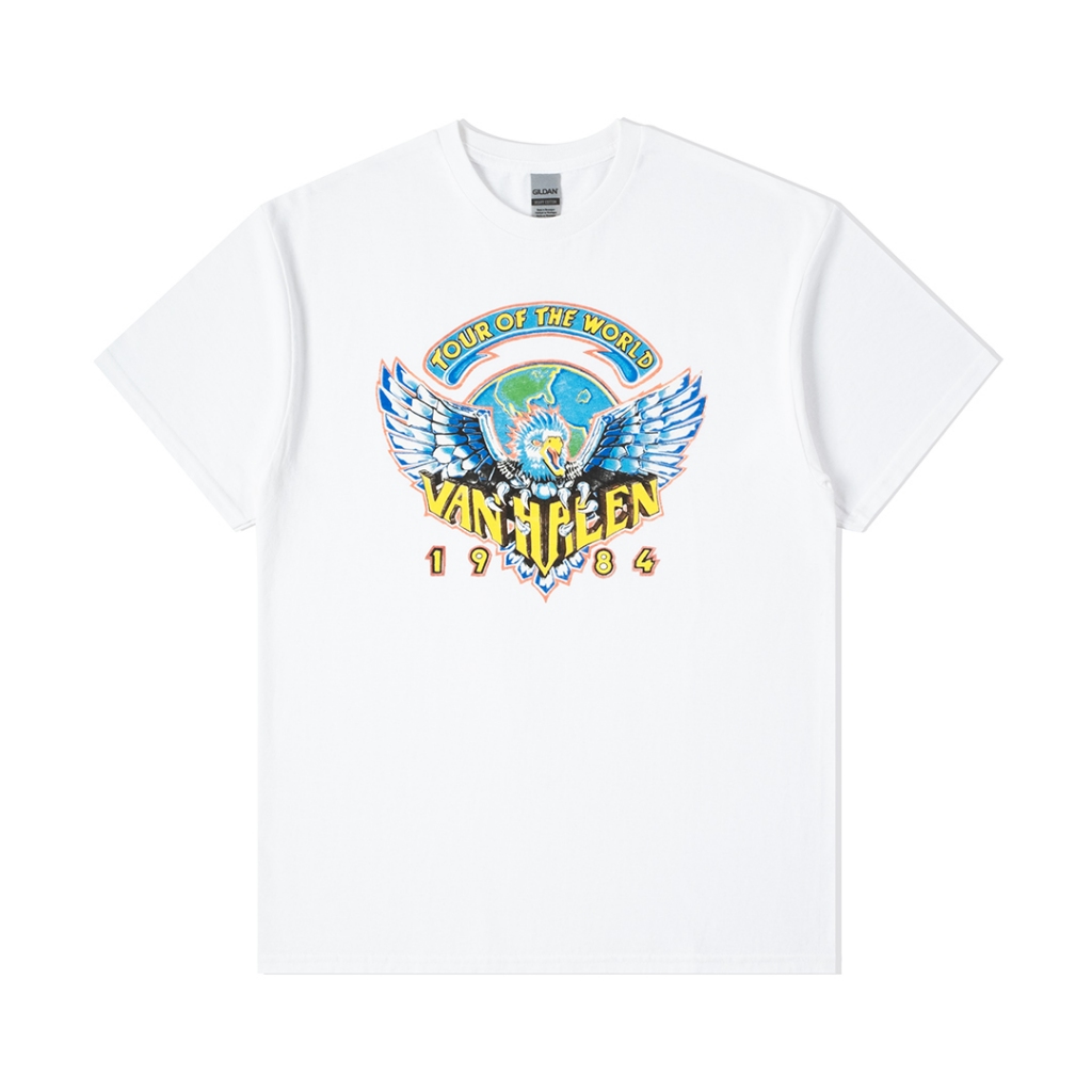 Van Halen - เสื้อยืด Tour Of The World 84