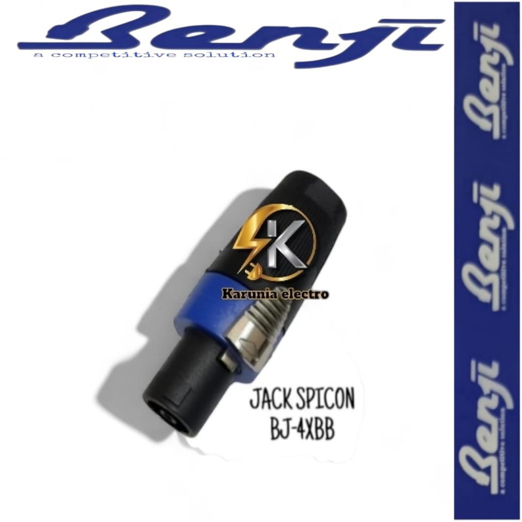Jack spikon benji BJ-4xBB Original / jack speakon benji