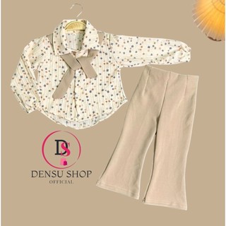 oneset lorenza koreanstyle 2-10thn anak perempuan celana cutbray highwist