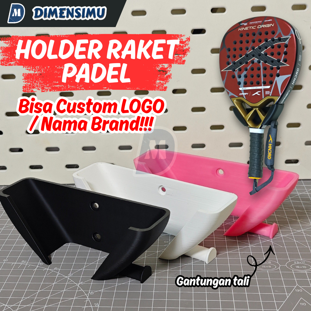 GANTUNGAN Padel Wall Mount Racket Holder – Padel Wall Racket Hanger