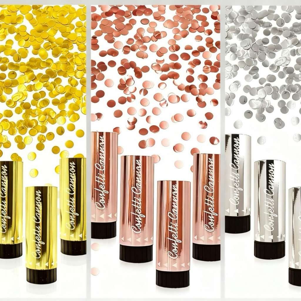 Party POPPER METALLIC Confetti Mini 11 ซม. Confetti ปาร์ตี้เดี่ยว