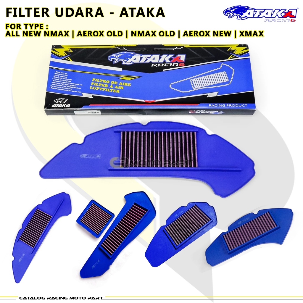 ATAKA Racing กรองแอร์ กรองแอร์ Yamaha ALL NEW NMAX OLD NEW XMAX AEROX