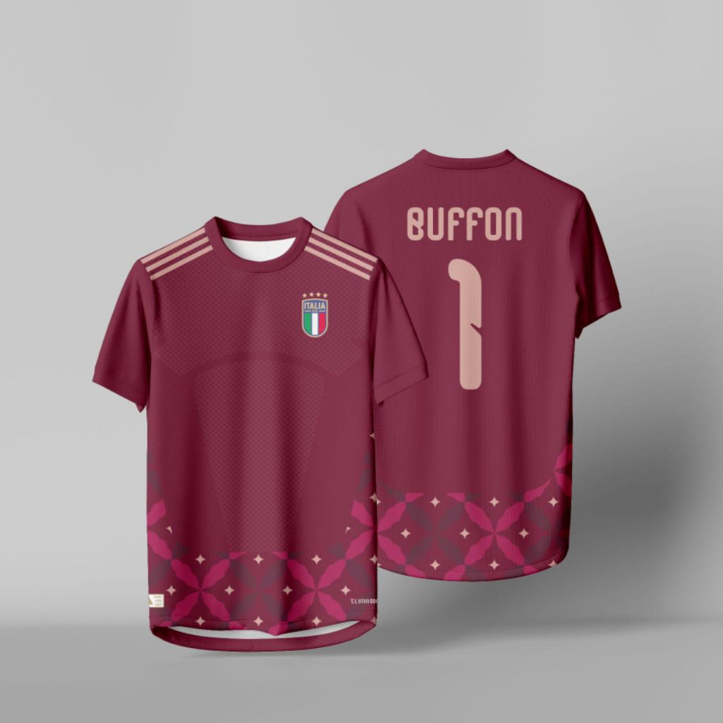 อิตาลี GOALKEEPER JERSEY 25/26 WORLD CUP รุ่นพิเศษ BUFFON ฟรีชื่อและหมายเลขด้านหลัง