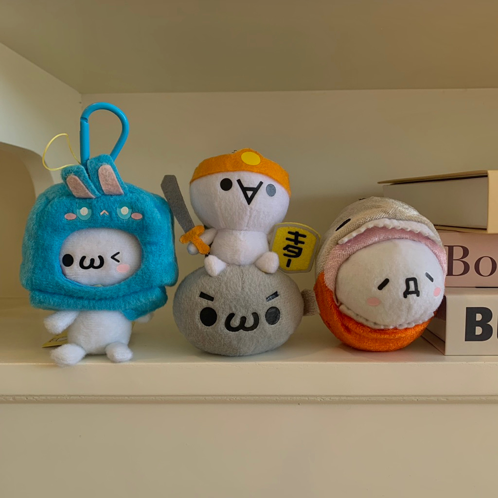 พวงกุญแจ GANTUNGAN พวงกุญแจคอสตูม Kaomoji พร้อมแท็ก