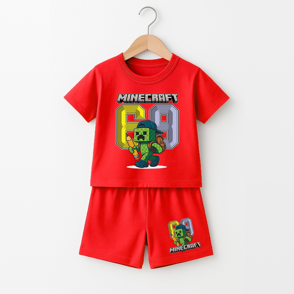 Minecraft Boys Short Sleeve Jumbo Suit G-2168