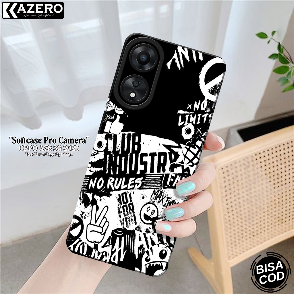 HP OPPO A78 5G เคสโทรศัพท์แฟชั่นล่าสุดกรณีความงาม Softcase OPPO A78 5G ซิลิโคน Pro ปลอกกล้อง OPPO A7