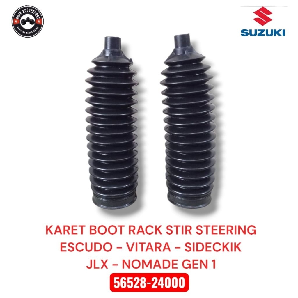 ยางบูต RACK STEERING RACK END SUZUKI ESCUDO - VITARA SIDEKICK - JLX - NOMADE GEN1