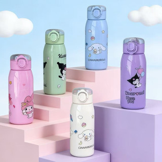 botol minum Anak 680ML/tumbler/botol minum aesthetic-dengan Desain Kartun Imut, Kualitas Premium Tanpa BPA dan Sedotan Anti Tumpah