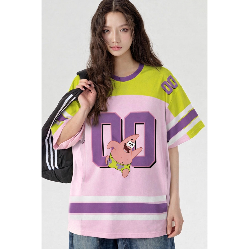 Oversize Jersey PATRICK STAR 00 / Boxy Fit / Retro / Vintage / Music / Music / Rugby / y2k / Blocke 