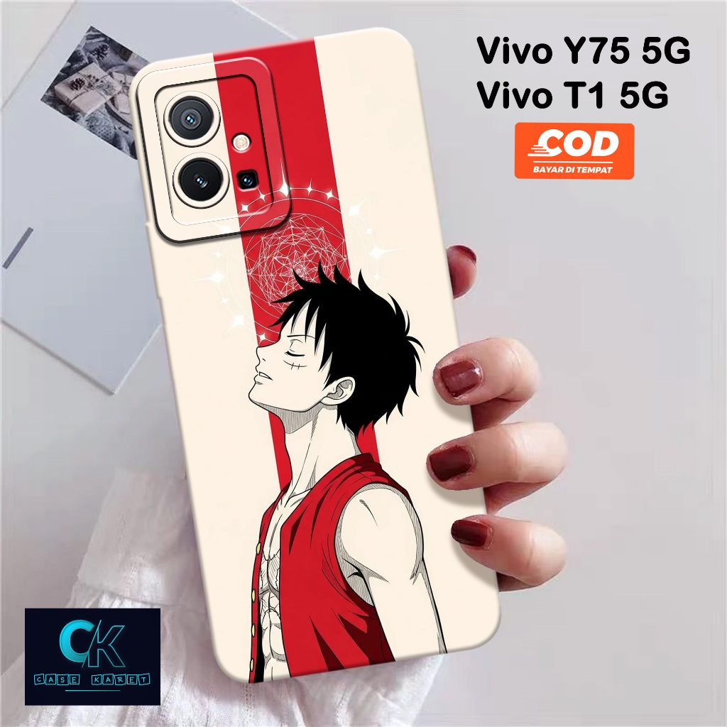 HP เคส Vivo Y75 5G / T1 5G ล่าสุด - เคสอนิเมะแฟชั่น - เคสยาง - เคส Vivo Y75 5G / T1 5G - เคส Vivo Y7