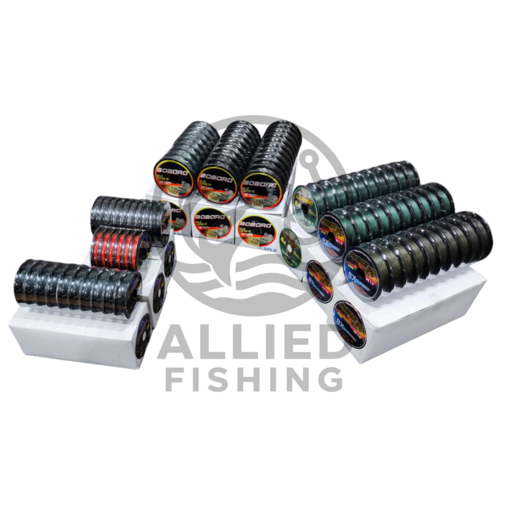 สาย PE 100M | X4 | X8 | โบโบรา | อะตอม อะตอมมิค | พลัง | ELEPHANT PE 0.8,1,2,3 สายถัก Micro Super