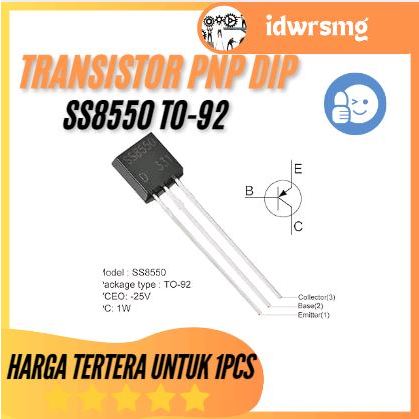 SS8550 8550 SS 8550 TO-92 ทรานซิสเตอร์ PNP กระแสไฟสูง