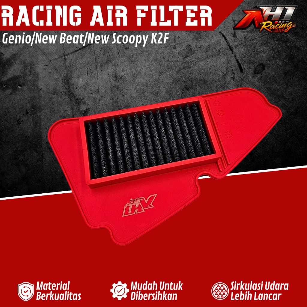 AH1 Racing genio koj Beat deluxe scoopy esp New Beat street New 2020 up Racing Air Filter