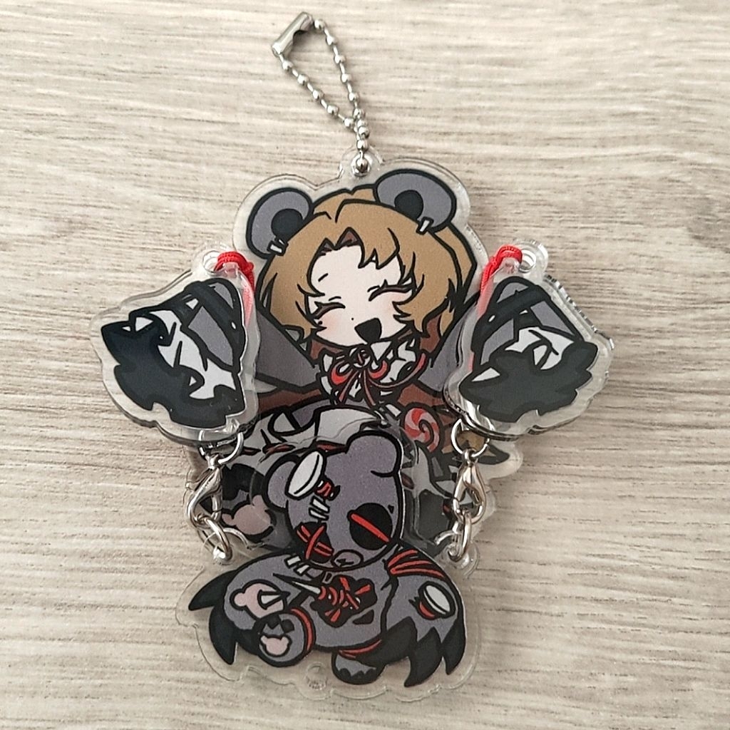 Hex Nail Rodion EGO พวงกุญแจ Limbus บริษัท Fanart โดย Tofuaru