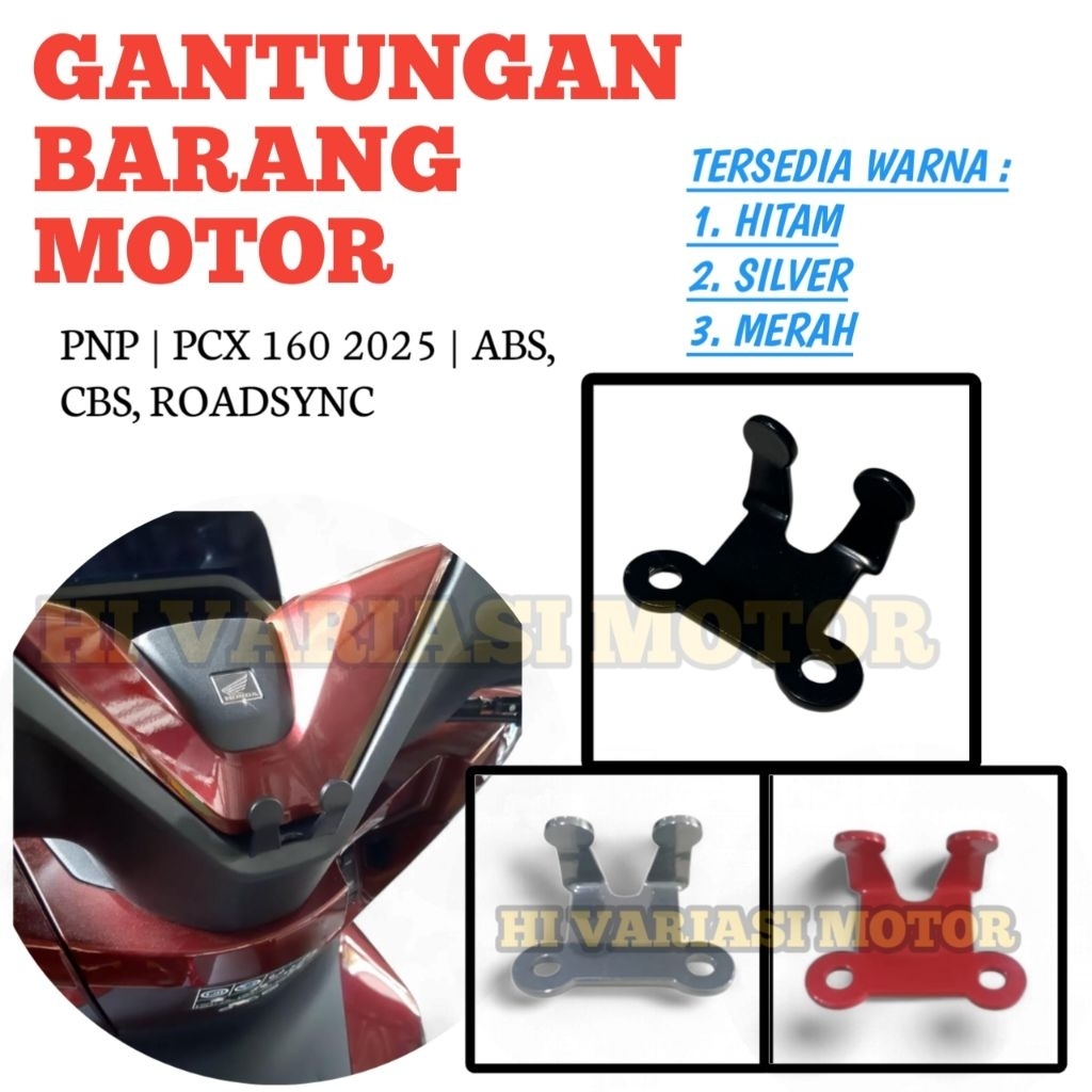 GANTUNGAN Pcx 160 2025 ไม้แขวนเสื้อ - Pcx 160 2025 ไม้แขวนเสื้อมอเตอร์ไซค์ PCX 160 2025 แฮนด์