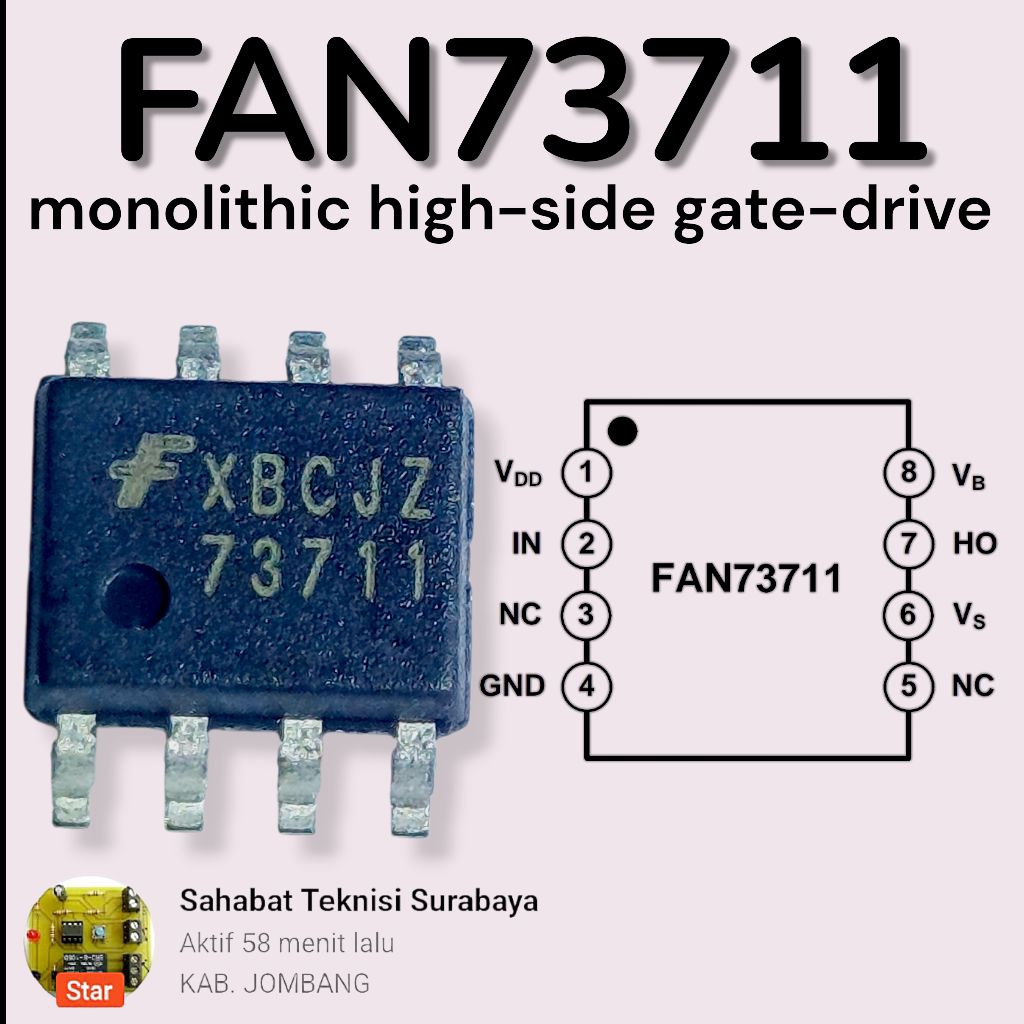 FAN73711 IC 77311 SOP8 ประตูคนขับ IC