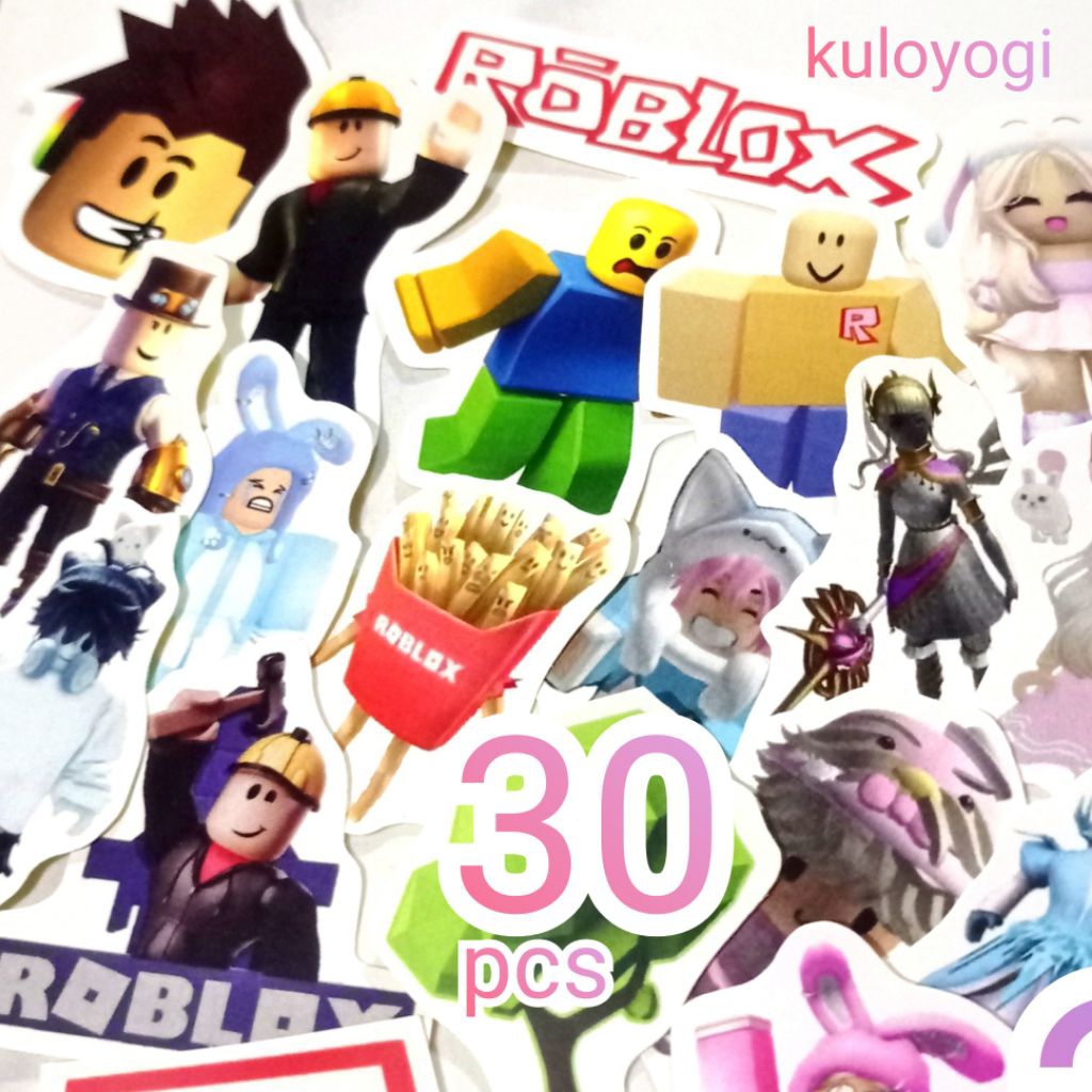 Roblox Stickers 30 pc Roblox Avatar Sticker Set