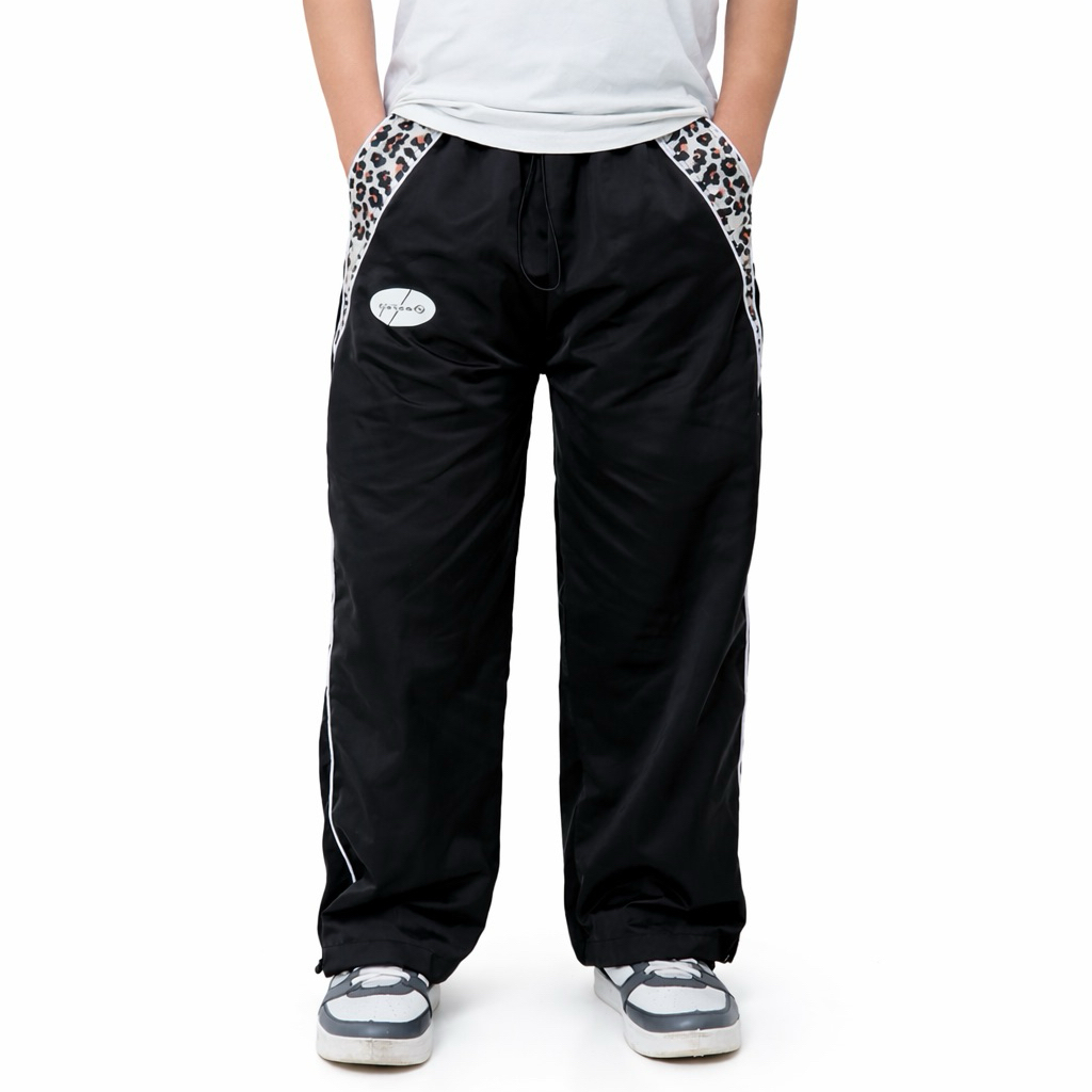 ทศกัณฐ์ | กางเกงร่มชูชีพ Y2k Unisex | กางเกง Baggy | LEOPARD LEOPARD | กางเกงวอร์ม