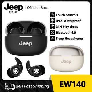 Jeep EW140 Earphone Nirkabel Bluetooth 6.0 untuk Tidur Nyaman Dipakai Earbuds Mini untuk Tidur
