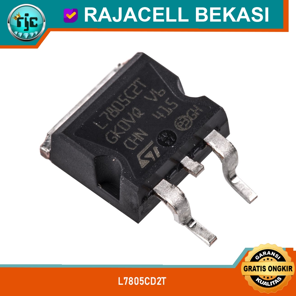 IC L7805CD2T TO-263 D2PAK เครื่องปรับแรงดันไฟฟ้า + 5V 1.5A L7805 เครื่องควบคุมบวก SMD เดิม