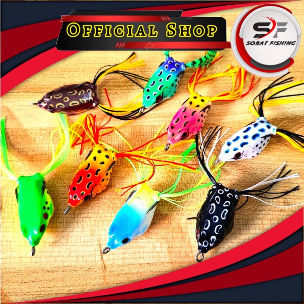 Lure SoftFrog Packing พลาสติก OPP ขนาด 4.5cm, 5cm & 5.5cm