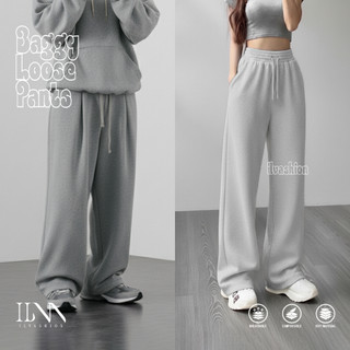 Sweatpants Loose Highwaist Celana Panjang Daily Wanita Pria Nyaman Soft Lembut Tebal
