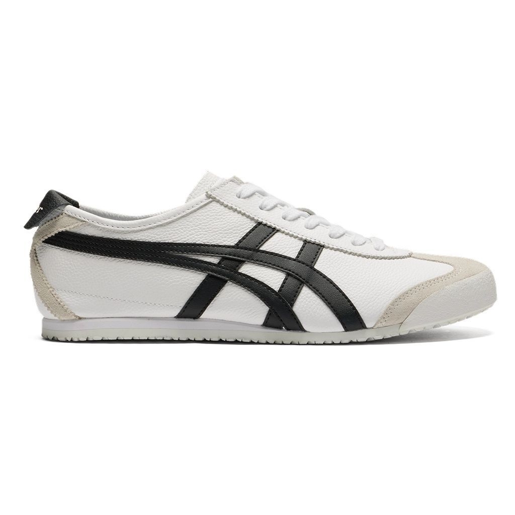 Onitsuka Tiger รองเท้าผ้าใบสีขาวสีดํา 100% คุณภาพระดับพรีเมียมรองเท้าบุรุษและสตรี