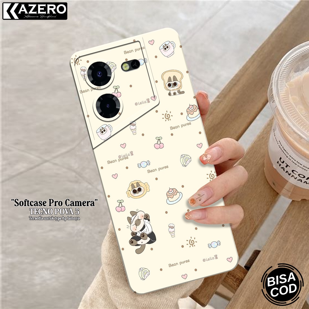 เคสโทรศัพท์ซิลิโคน HP Tecno Pova 5 - เคสแฟชั่นการ์ตูน - Tecno Pova 5 Softcase - เคส Tecno Pova 5 - เ