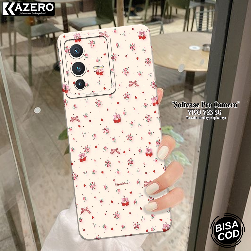 HP ล่าสุด VIVO V23 5G Softcase - เคสแฟชั่น Aesthetic - เคส VIVO V23 5G - เคสซิลิโคนกล้อง Pro - เคส V