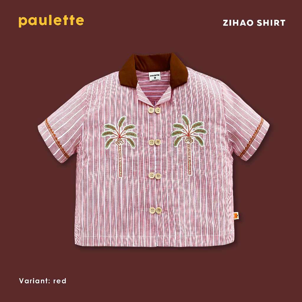 KEMEJA Paulette Kids Zihao เสื้อตรุษจีนสําหรับเด็กผู้ชาย