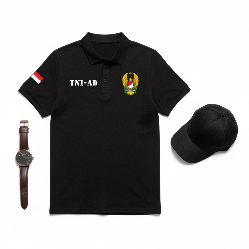 เสื้อโปโล GILAN TNI AD ARMY เสื้อคอปก PROFESSIONAL AGENCY Polo