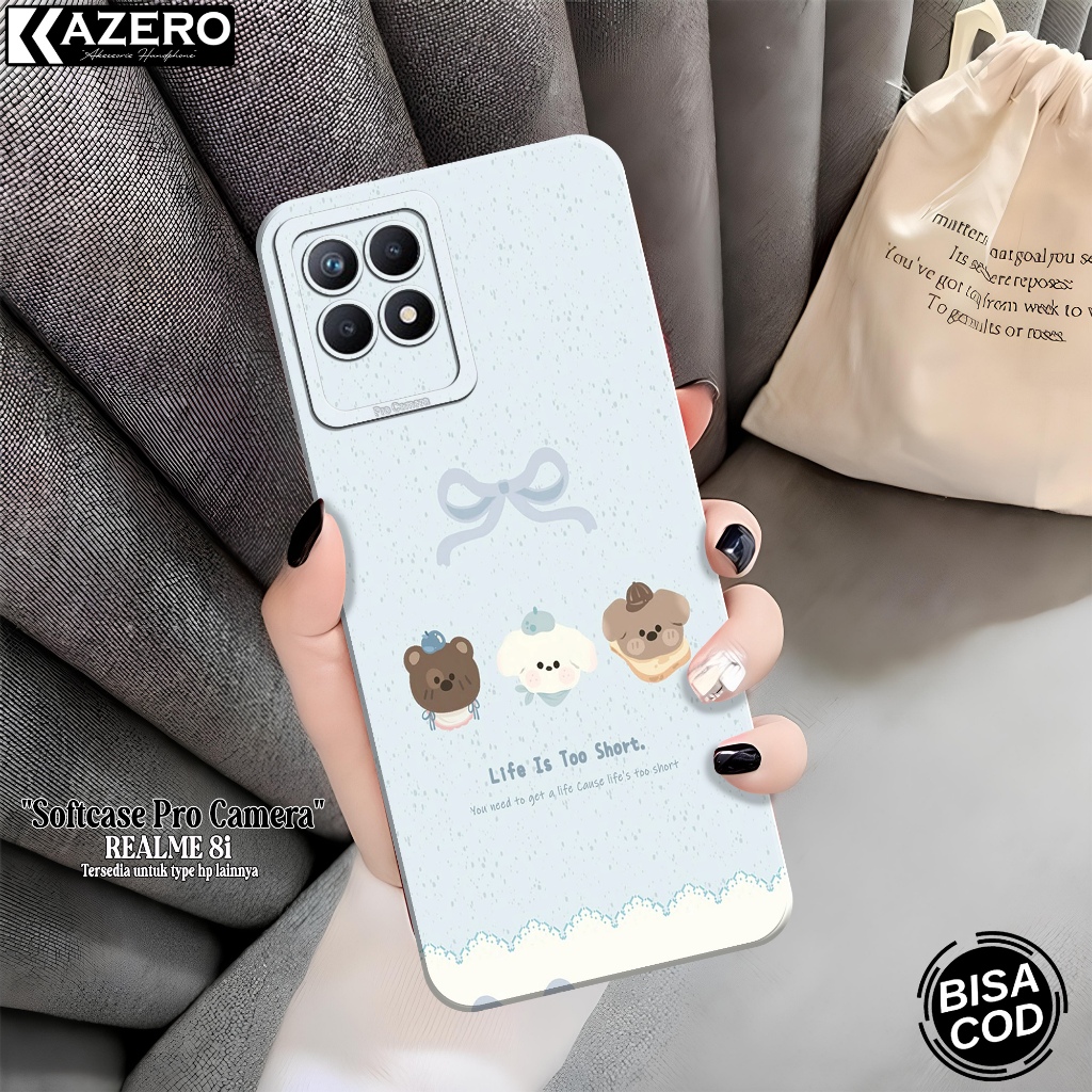 เคสโทรศัพท์ซิลิโคน HP Realme 8i - เคสแฟชั่นการ์ตูน - Realme 8i Softcase - เคส Realme 8i - เคส Realme