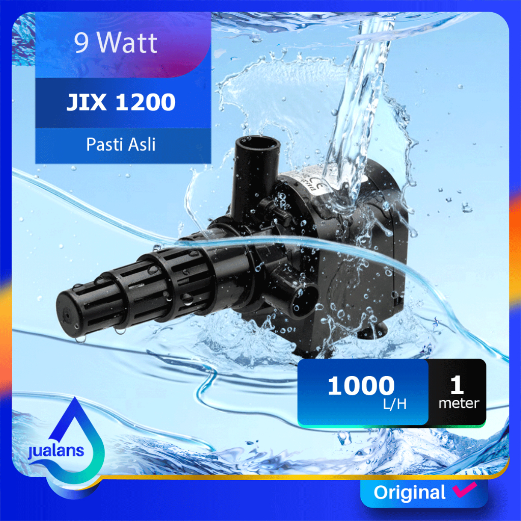 JIX 1200 ปั๊มตู้ปลา Pond Power Head Aquarium 1000 LH