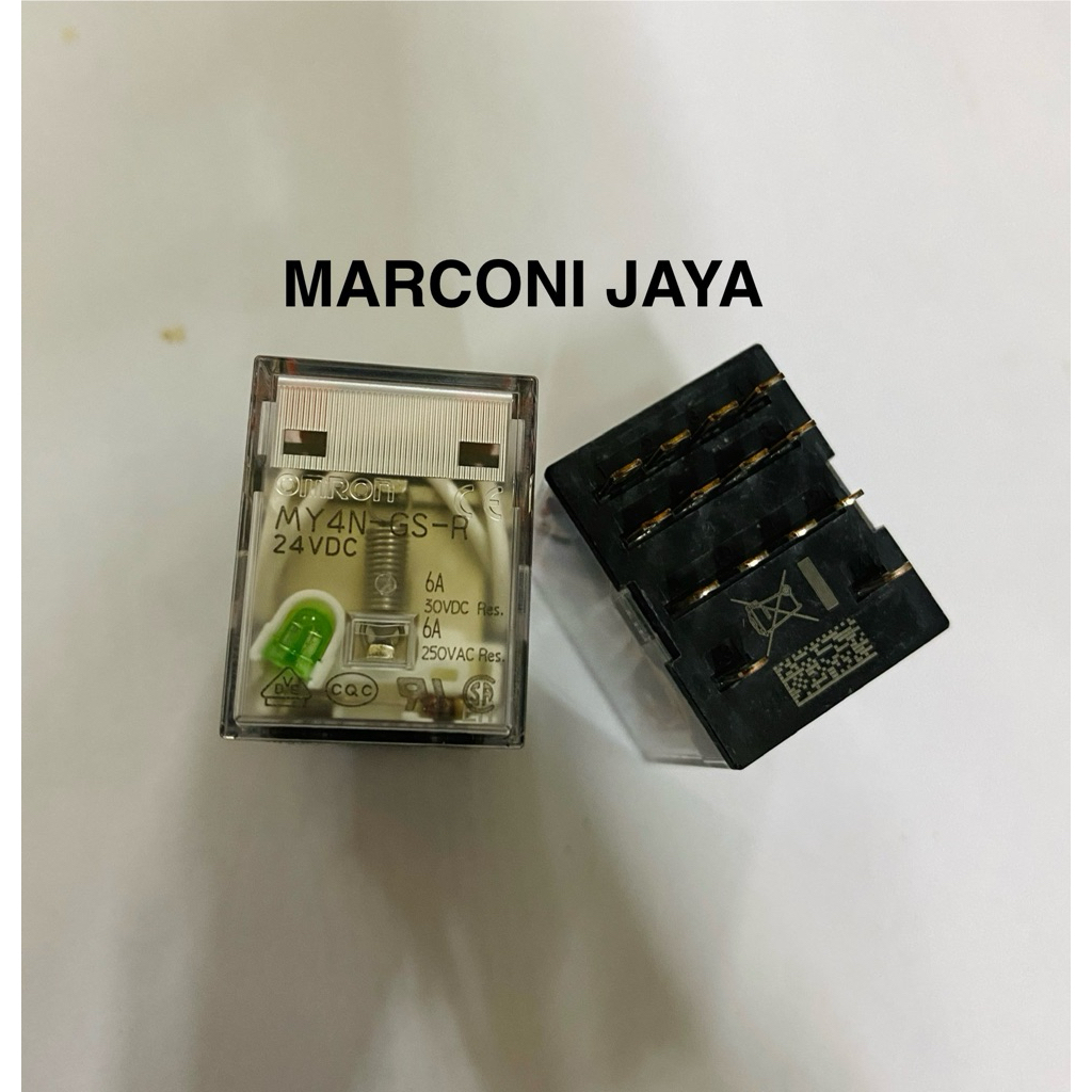 รีเลย์ MY4N-GS-R-24VDC 14pin Omron