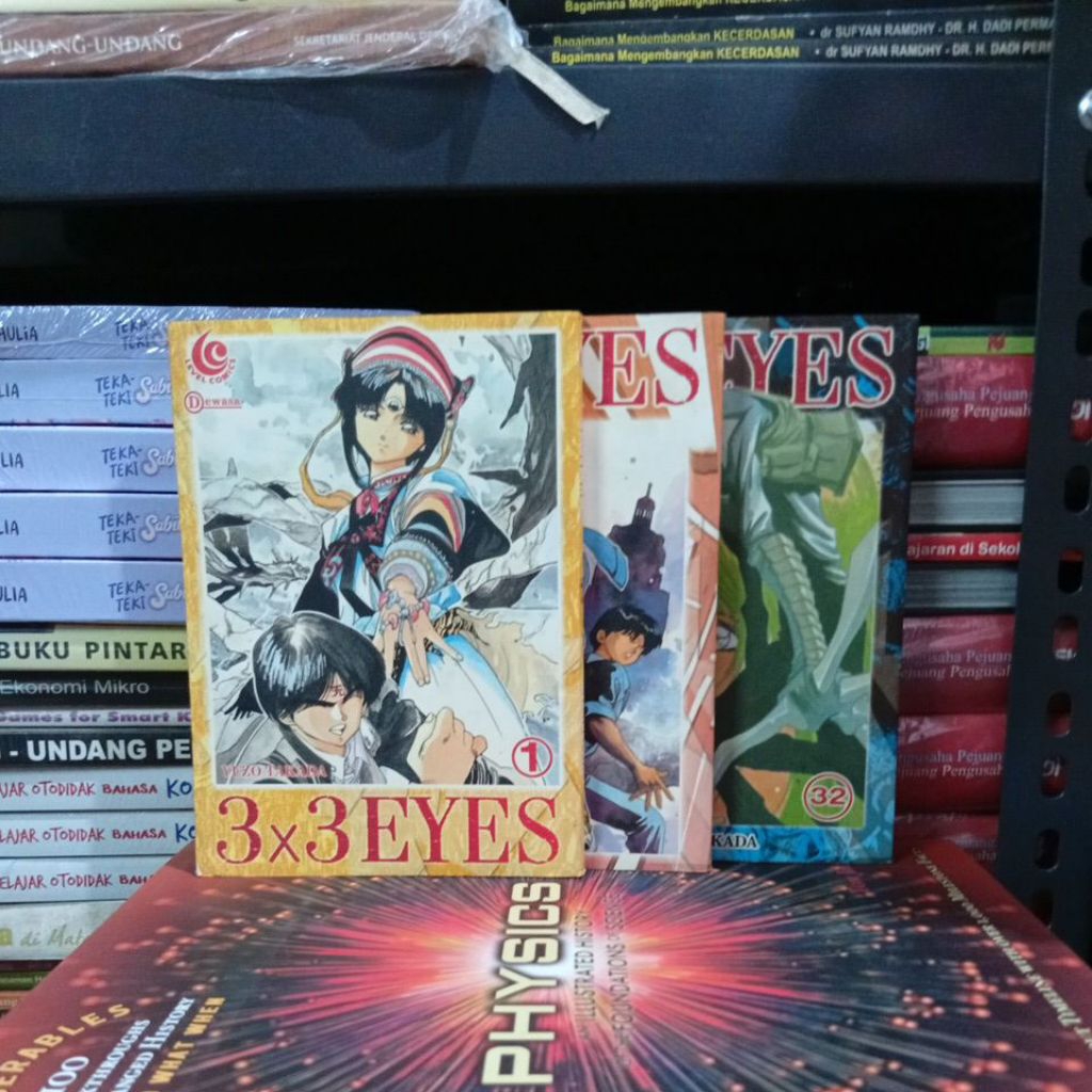 การ์ตูนต้นฉบับ 3x3 EYES YUZO TAKADA ใช้ซื้อเป็นรายบุคคลได้