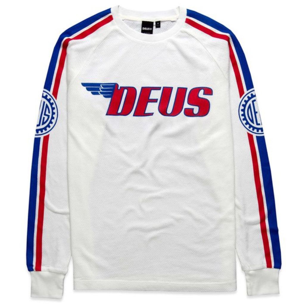 เสื้อแข่ง Deus Ex Machina Chucks Moto - Tricolor