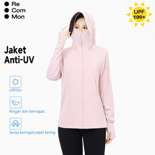 ReComMon.id Jaket Sport Anti UV ! Perlindungan Max UPF 100+ untuk Kulit Sensitif(2457)