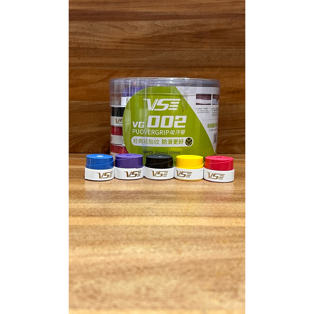 VSE - VG 002 Vasion ไม้แบดมินตัน Grip ยางบาง ไม้แบดมินตัน Grip