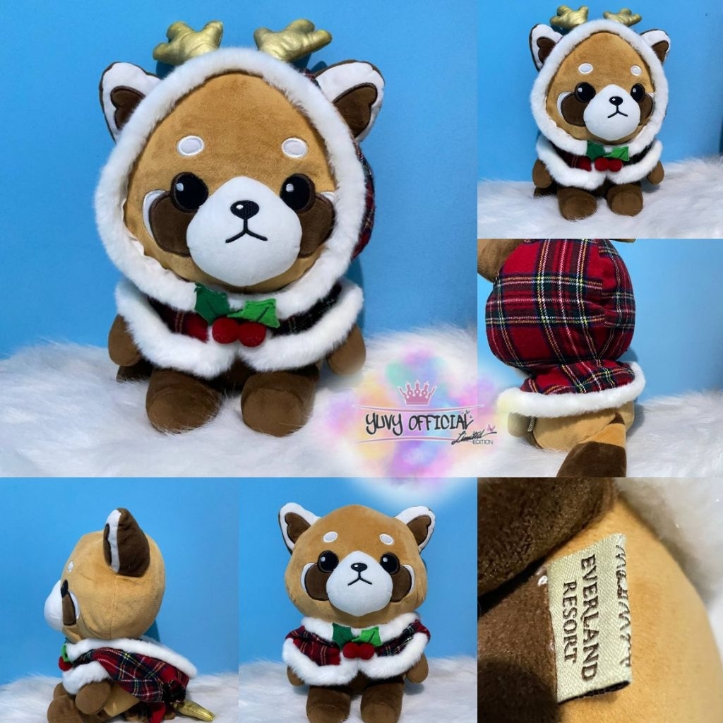 MERAH Everland Red Panda Deer เครื่องแต่งกาย (ประกอบ) ต้นฉบับ | เครื่องแต่งกาย Redpanda Original Eve