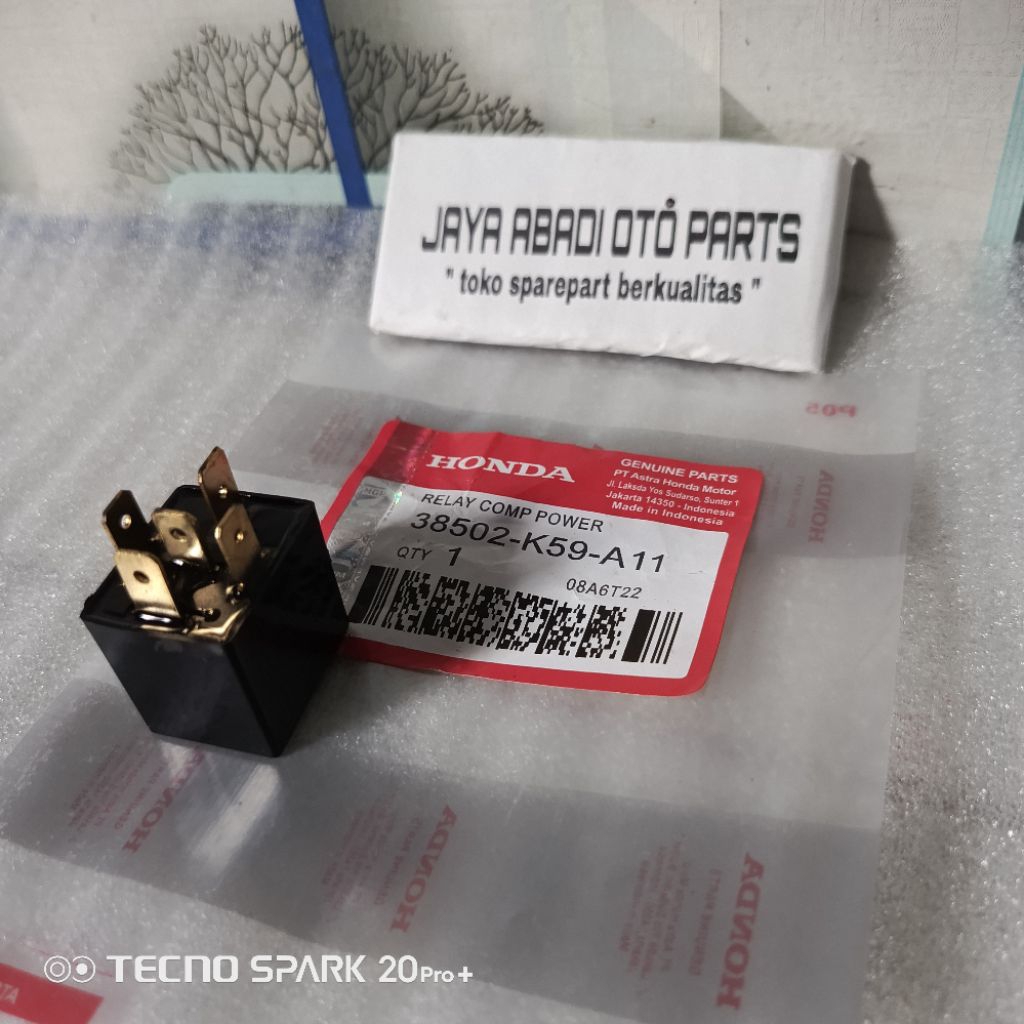 Relay riley starter 5 ขา vario 125 หลอดไฟ, vario 125 led, vario 150, vario 160, pcx, alv คุณภาพญี่ปุ